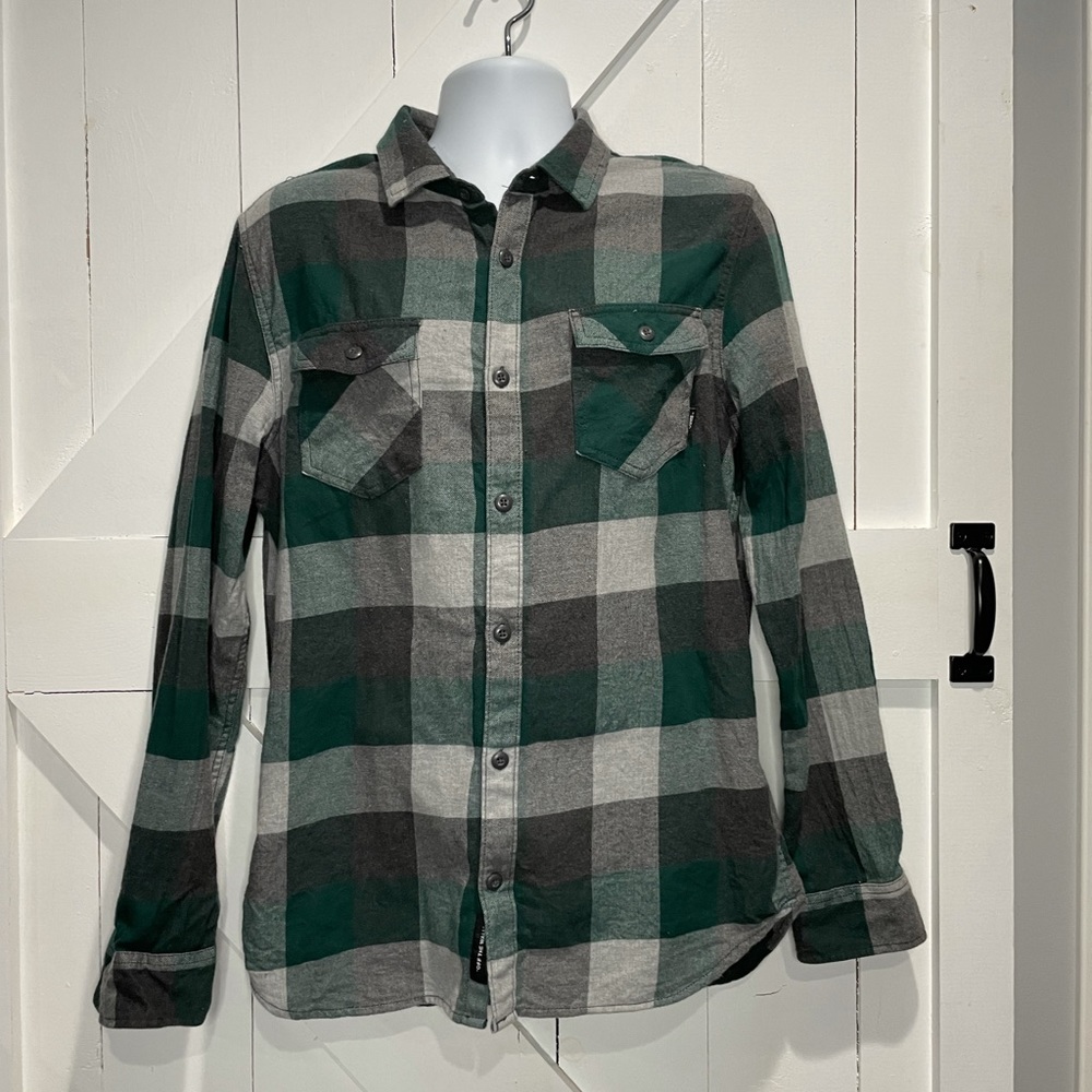 Vans flannel button up